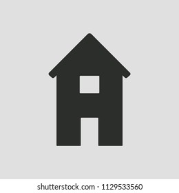 Home   icon, isolated. Flat  design. 
