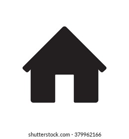 Home  icon,  isolated. Flat  design.
