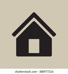 Home  icon,  isolated. Flat  design.