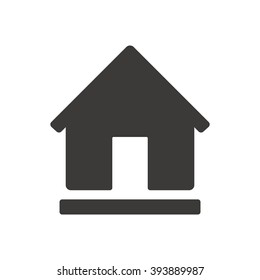 Home  icon,  isolated. Flat  design.