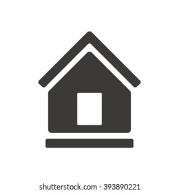 Home  icon,  isolated. Flat  design.