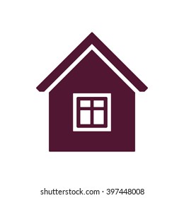  home   icon,  isolated. Flat  design.