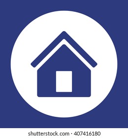 Home  icon,  isolated. Flat  design.