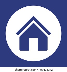 Home  icon,  isolated. Flat  design.