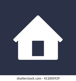 Home  icon,  isolated. Flat  design.