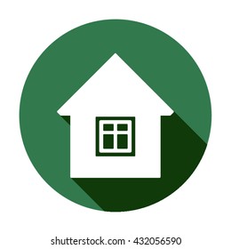 Home  icon,  isolated. Flat  design.
