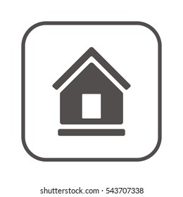 Home   icon, isolated. Flat  design. 