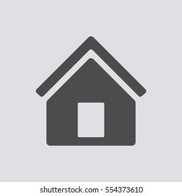 Home   icon, isolated. Flat  design. 