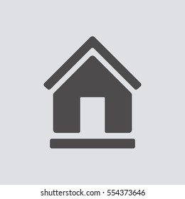 Home   icon, isolated. Flat  design. 