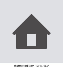 Home   icon, isolated. Flat  design. 