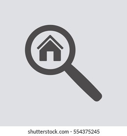 Home   icon, isolated. Flat  design. 