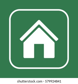 Home   icon, isolated. Flat  design. 