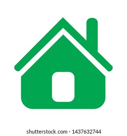 Home Icon Isolated on White Background