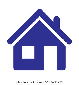 Home Icon Isolated on White Background