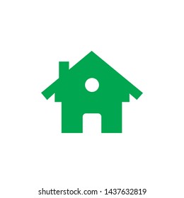 Home Icon Isolated on White Background