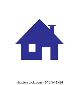 Home Icon Isolated on White Background