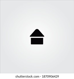 Home icon isolated on white background