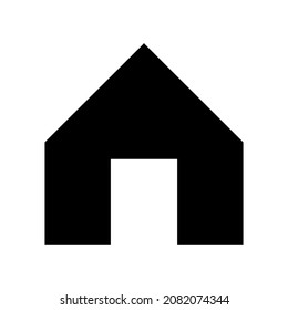 Home icon isolated on white background