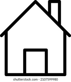 home Icon isolated on white background. Vector illustration. Eps10. Vector icon for website design and app