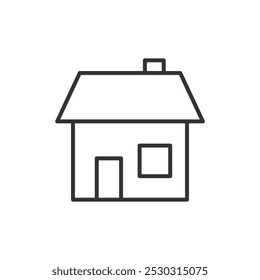 Home icon isolated on white background. Real estate symbol modern, simple, vector, icon for website design, mobile app, ui. Vector Illustration