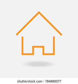 Home Icon Isolated  on white background
