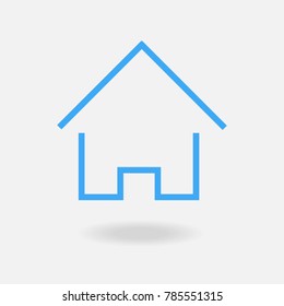 Home Icon Isolated  on white background