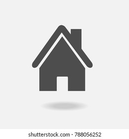 Home Icon Isolated  on white background