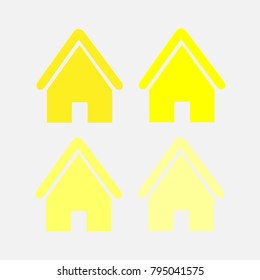 Home Icon Isolated  on white background