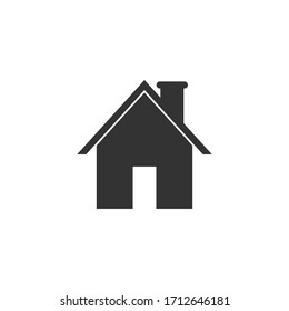 Home icon isolated vector illustration