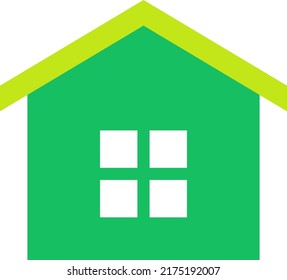 Icono de inicio con ilustración vectorial aislada.