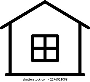 Home icon isolated vector illustration.