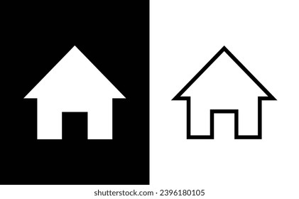 Icono de inicio Isolación de ilustración vectorial