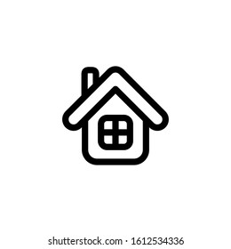 Home icon. Line design template