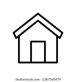 vector de estilo de línea de icono principal