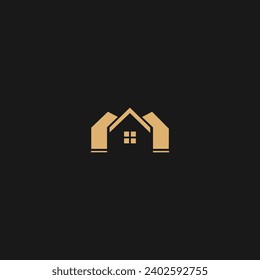Home icon logo design concept, Home Simple building logo template,