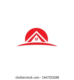 Home icon logo design vector template