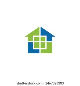 Home icon logo design vector template