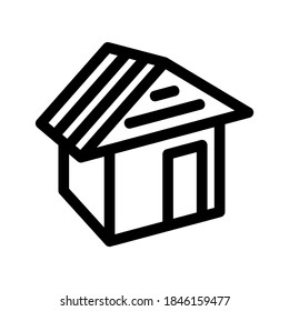 Home icon or logo isolated sign symbol vector illustration - high quality black style vector icons
