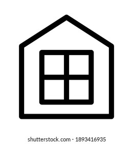 home icon or logo isolated sign symbol vector illustration - high quality black style vector icons
