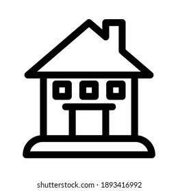 home icon or logo isolated sign symbol vector illustration - high quality black style vector icons
