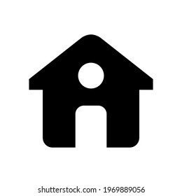 home icon or logo isolated sign symbol vector illustration - high quality black style vector icons
