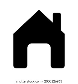 home icon or logo isolated sign symbol vector illustration - high quality black style vector icons