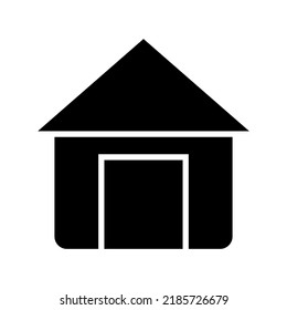 home icon or logo isolated sign symbol vector illustration - high quality black style vector icons
