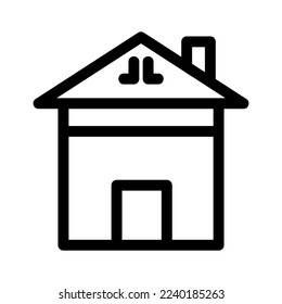 home icon or logo isolated sign symbol vector illustration - high quality black style vector icons

