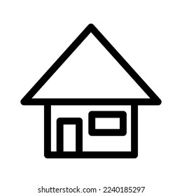 home icon or logo isolated sign symbol vector illustration - high quality black style vector icons
