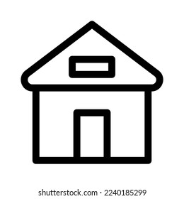home icon or logo isolated sign symbol vector illustration - high quality black style vector icons
