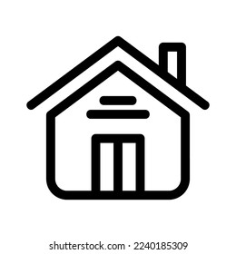 home icon or logo isolated sign symbol vector illustration - high quality black style vector icons

