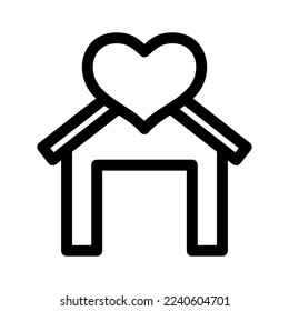 home icon or logo isolated sign symbol vector illustration - high quality black style vector icons
