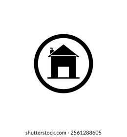 Home icon logo vector. Contact us icon vector. contact us symbol icon.