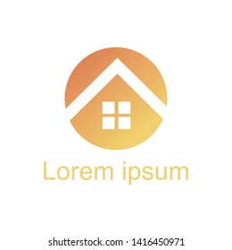 home icon logo vector template